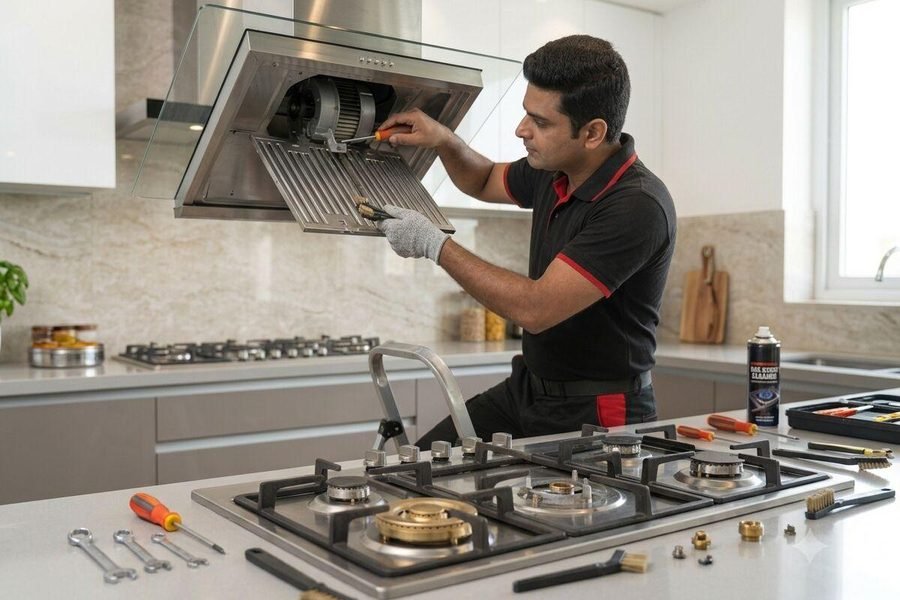 Kitchen chimney repair service in Mohali