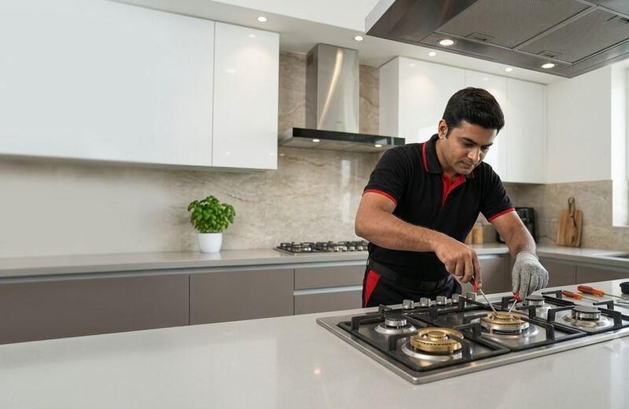 Zuni Gas Stove Care technician